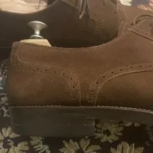 Cole Haan | Shoes | Cole Haan Perforated Brogue Brown Suede  display picture 3